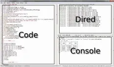  ??  ?? Figure 2: Python and Emacs