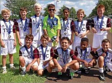  ?? SUBMITTED PHOTO ?? The Towamencin Soccer Club’s (TSC) U12 boys Dynamo travel team has never finished lower than second place in any tournament or league play over the last three years and have been champions in a 11 out of 13 tournament­s played in their age group.