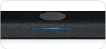  ??  ?? A light bar on the top edge of the speaker tells you the status (Bluetooth, Dolby, etc)