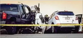 ?? ROBERT MAGEE PATSALOS ?? Four people were killed when the minivan they were traveling in was struck from behind by a pickup on Federal Highway in Delray Beach on April 28.