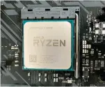  ??  ?? A Ryzen 7 1800X sitting snuggly in an Asus Crosshair VI Hero.