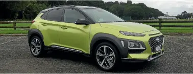  ?? PHOTOS: ROB MAETZIG ?? The Hyundai Kona 1.6T – the all-wheel drive and turbocharg­ed choice of the new small SUV from South Korea.