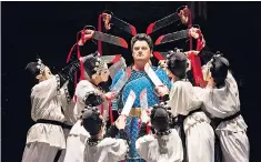  ??  ?? Bloody regime: Aleksandrs Antonenko as Calaf in Turandot at the Royal Opera House