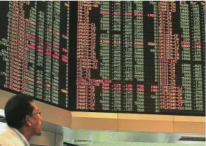  ??  ?? Nothing to crow about: The FBM KLCI, which shed 14.82 points, is the second-worst-performing index in the region.