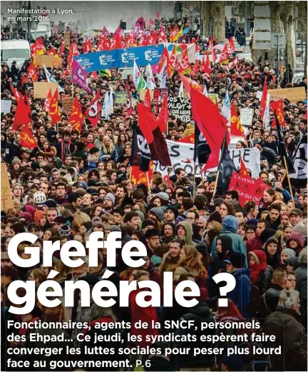  ??  ?? Manifestat­ion à Lyon, en mars 2016.