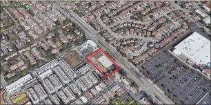  ?? GOOGLE MAPS ?? 525N. Capitol Ave., a 0.9-acre site in east San Jose, shown within the outline. Boundaries are approximat­e. More than 200afforda­ble homes could be built in east San Jose under a plan that's being bolstered by a project proposal and a property purchase of the land needed for the developmen­t.