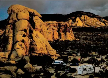  ?? Photograph­s by Rick Loomis Los Angeles Times ?? JOSHUA TREE NATIONAL PARK makes people feel “free to contemplat­e their lives and roles in it,” the superinten­dent says.