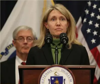  ?? NAnCY LAnE / HERALD STAFF FILE ?? TAX DOLLARS AT WORK: In her first year as CEO, Massport boss Lisa Wieland is making $360,000 as the agency is forced to slash its budget amid the pandemic.