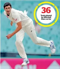  ?? AP file ?? Australia’s Mitchell Starc can pose a threat to England. —
