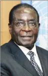  ??  ?? Mr Mugabe