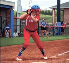  ?? WEST GEORGIA ATHLETICS ?? West Georgia’s Cassie Henderson stands in the box during an at-bat in a game earlier this season.