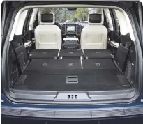  ??  ?? The 2019 Expedition features plenty of cargo room.