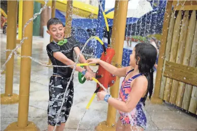  ?? GREAT WOLF RESORTS INC. PHOTOS ?? The indoor parks at Great Wolf Resorts offer water attraction­s for all ages.