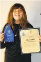  ?? BOYS & GIRLS CLUB OF VISTA ?? Jr. Youth of the Year Olive Beebe is a fourthgrad­er at Casita Elementary, and a leader.