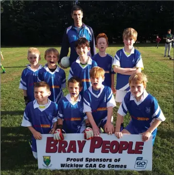  ??  ?? The Éire Óg under-9s at the recent Kilcoole GAA Go Games.