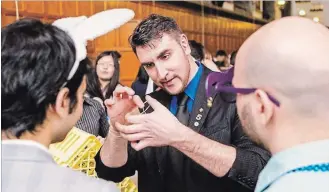  ?? SPECIAL TO THE EXAMINER ?? Peterborou­gh's Jason Chessar overcane a speech impediment and anxiety to become an award-winning speaker and world-travelled magician.