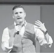  ?? AP FILE ?? Richard Spencer has a tentative date of Oct. 19 to speak at the University of Florida.