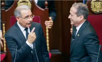  ?? DENNIS RIVERA ?? El presidente del Senado, Reinaldo Pared Pérez, refutó el rechazo a las primarias abiertas.