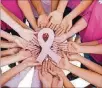  ?? CONTRIBUTE­D ?? “No one travels this road alone.” The Pink Ribbon Girls offer support to patients facing breast and reproducti­ve cancers.