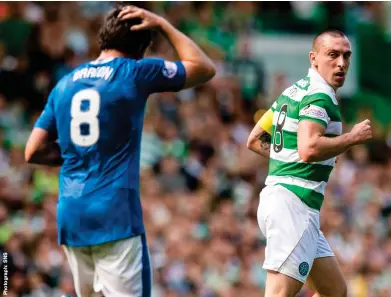  ??  ?? Brendan Rodgers relies on Scott Brown to keep players in line on issues such as gambling