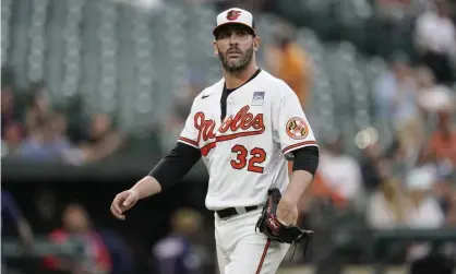  ?? Photograph: Julio Cortez/AP ?? Baltimore Orioles starting pitcher Matt Harvey was suspended for 60 games by Major League Baseball on Tuesday for distributi­ng a prohibited drug of abuse.