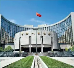  ??  ?? La sede del Banco Popular de China en Beijing.