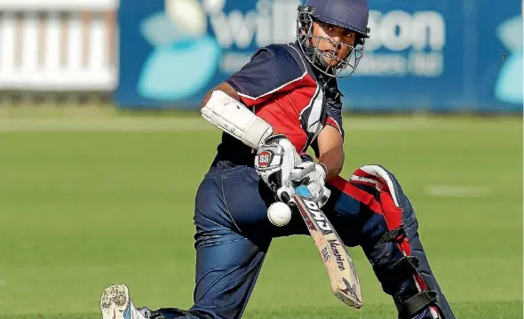  ?? PHOTO: MAARTEN HOLL/FAIRFAX NZ ?? Rising cricket star Rachin Ravindra could be playing Wairarapa club cricket.