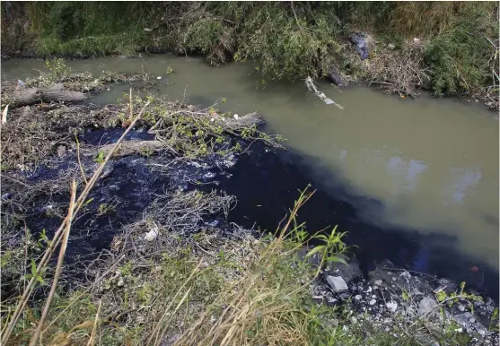  ?? ANDRÉS LOBATO/ARCHIVO ?? El Atoyac-Zahuapan es el tercer río más contaminad­o de México, con más de 25 sustancias nocivas vertidas.