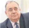  ?? FOTO: DPA ?? Alex Salmond wehrt sich gegen Vorwürfe wegen sexueller Belästigun­g.