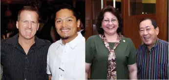  ??  ?? Gregg Huettel, Liloan Mayor Duke Frasco, Marco Polo Plaza Cebu Resident Manager Julie Najar and TF and Philippine Star columnist Bobit Avila
