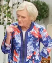  ??  ?? Trend-setter: Mary Berry judging in 2015
