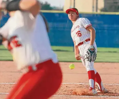  ?? ?? Judson pitcher Emily Ayala, a senior, was the most valuable player of District 27-6A. She went 21-1 with 201 strikeouts and a 0.87 ERA in 121 innings.