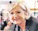  ??  ?? Marine le Pen yesterday. She could face a maximum penalty of three years in jail over tweets of executions