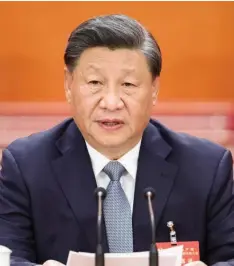  ?? China’s president Xi Jinping. ??