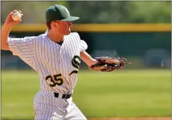  ?? KYLE FRANKO — TRENTONIAN PHOTO ?? Former Steinert standout Jordan Nitti batted .379for Stockton last season.