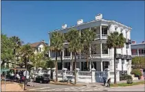  ?? HOLLY STEEL/HSTEEL@AJC.COM ?? Homes on the Battery in Charleston, S.C.