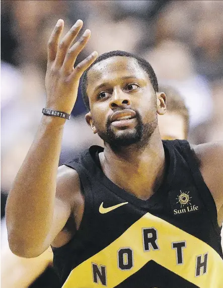  ?? FRANK GUNN/THE CANADIAN PRESS ?? Toronto Raptors forward C.J. Miles says the team can’t afford to get complacent heading down the stretch run, even with a 41-16 record heading into Friday’s game against the Milwaukee Bucks.