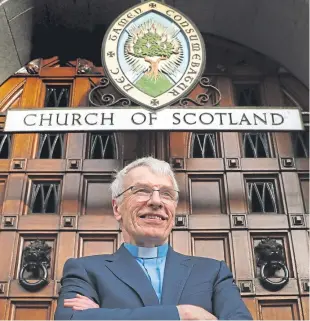  ?? Picture: PA ?? Rev Colin Sinclair, who has been selected as the new Moderator of the Church of Scotland’s General Assembly.