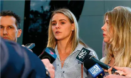  ??  ?? Australian swimmer Shayna Jack’s four-year ban was halved by Cas last week on appeal. Photograph: Tertius Pickard/AFP/Getty Images
