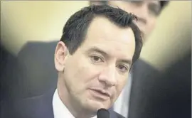  ?? Brian van der Brug Los Angeles Times ?? A S S E M B LY Speaker Anthony Rendon said the single-payer legislatio­n has “potentiall­y fatal flaws,” including a failure to address financing or cost controls.