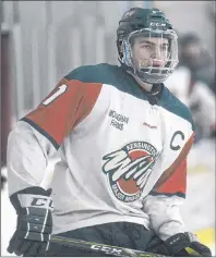  ?? FILE PHOTO ?? Clark Webster of the Kensington Monaghan Farms Wild was named the New Brunswick/Prince Edward Island Major Midget Hockey League’s top defenceman.