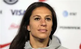  ??  ?? Carli Lloyd: ‘I’m a fighter – I’ll fight to the end. I know my age isn’t a factor. My ability isn’t a factor’. Photograph: Seth Wenig/AP