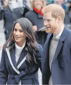  ?? FOTO: DPA ?? Prinz Harry und Meghan Markle am Donnerstag in Birmingham.