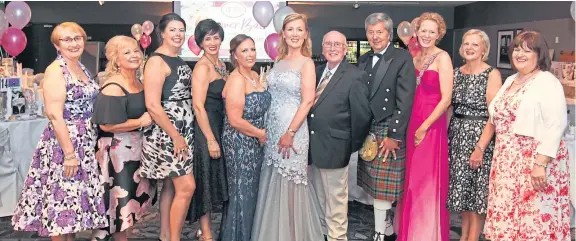  ?? Pictures: Ronnie Cathro and DC Thomson. ?? Top left: The 2017 TCCL ball in Dundee; TCCL will celebrate its 25th anniversar­y with 270 guests at a ball in Dundee this evening. Top right: Anna Melrose, who died from a brain tumour in 2004 aged eight, handed over electric beds she fundraised for to Dr Rosalie Wilkie at Ninewells Hospital in June 2003.