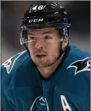  ?? NHAT V. MEYER — STAFF PHOTOGRAPH­ER ?? The Sharks’ Tomas Hertl is recovering from left knee surgery “well ahead of schedule,” according to GM Doug Wilson.