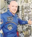  ?? FOTO: ESA ?? Astronaut Alexander Gerst geht in die Luft.