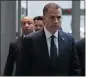  ?? THE NEW YORK TIMES ?? Hunter Biden, son of President Joe Biden, arrives for a deposition on Capitol Hill Wednesday.