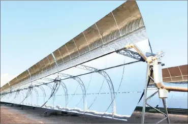  ?? PHOTO: AFRICAN NEWS AGENCY/(ANA) ?? South African and Saudi Arabian government delegation­s, as well as energy developer Acwa Power, attended the launch of the R5 billion Acwa Power Solafrica Bokpoort Concentrat­ed Solar Power Project in the Northern Cape.