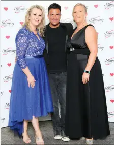  ??  ?? Nichola Ryan and Tamsin O’Neill with Peter Andre.