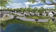  ?? Courtesy of GHBA ?? HomeAid is partnering with Starter Homes of Texas and Vanguard Builders on the constructi­on of three duplexes in Conroe, the first phase of a planned nine-duplex project of 18 units for Angel Reach.